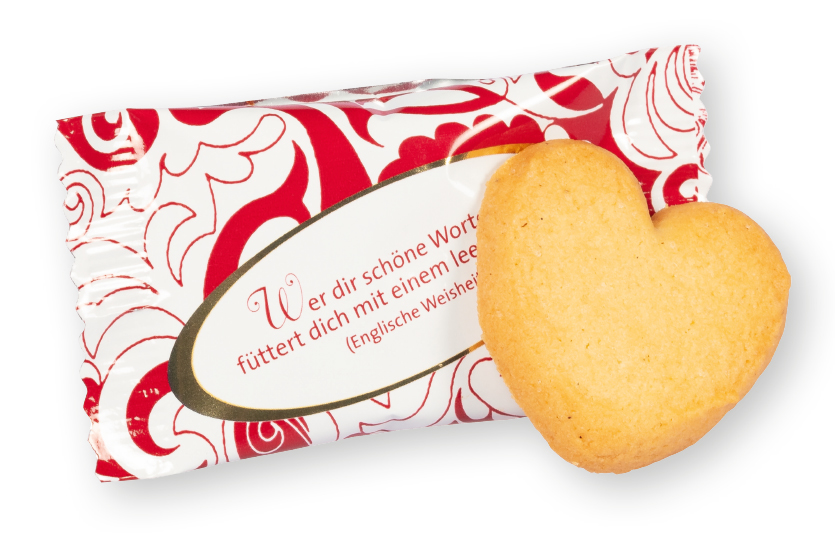 Coppenrath Caramel Cookie- Herzen Inhalt: 200 Stück à 5 g.