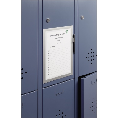 DURABLE Magnetrahmen DURAFRAME® NOTE DIN A4 silber metallic