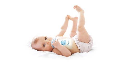 Trinkflasche PAPU PAPI 250 ml, blau