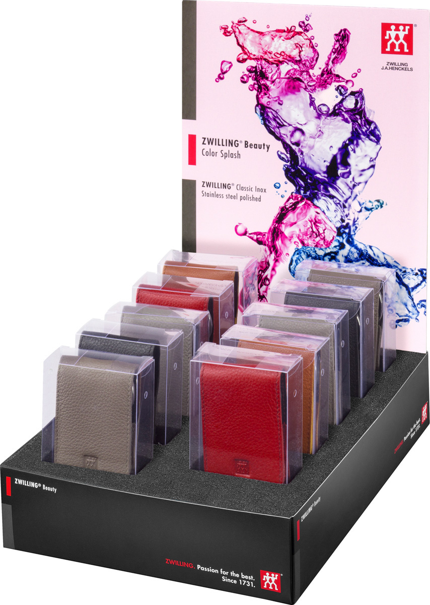 Maniküre Display, 3-tlg, Bunt, Serie: Classic Inox. Marke: ZWILLING