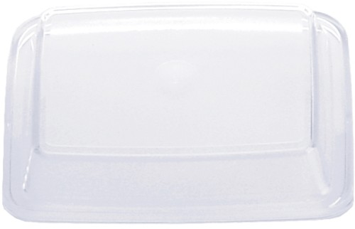 Euro Deckel hoch klar f. Sala 115x85mm 11,7x8,5cm (für Systemgeschirr) innenliegender Steg