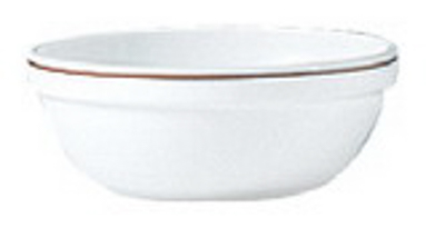 Salatschale, stapelbar, aus Hartglas Inhalt: 0,27 l, Höhe: 4,7 cm, Durchmesser: 12 cm ARCOROC - Restaurant Bordeaux.