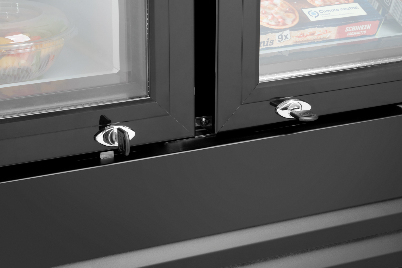 Bartscher Kühl-/Gefrierkombination 820L | MaßeZwischenablagen: B 500 x T 485 mm | Maße: 122 x81,5 x 200,0 cm. Gewicht: 193,7 kg