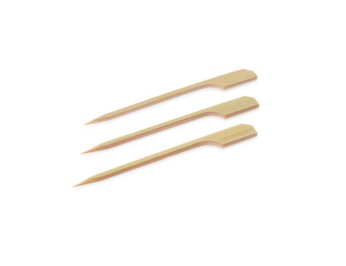 Picker Set. Bambus. Fähnchen. Maße: 9 x 0,3 cm.