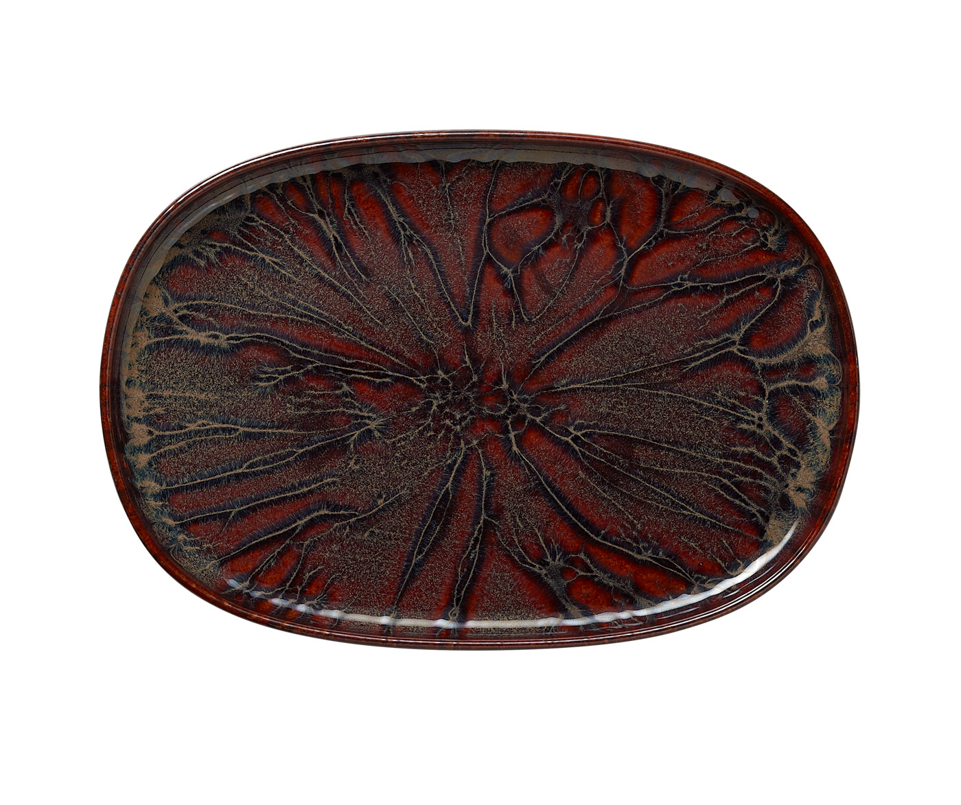 Platte ROCKZZERO, 33 x 23 cm, Set á 4 Stück, amazonas, Steinzeug , Farbe: Amazonas