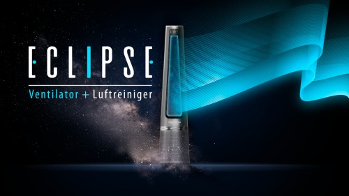 Rowenta Eclipse 2-in-1 rotorloser Luftreinigungsventilator, Luftreiniger, Turmventilator, Feinpartikel, leistungsstark,