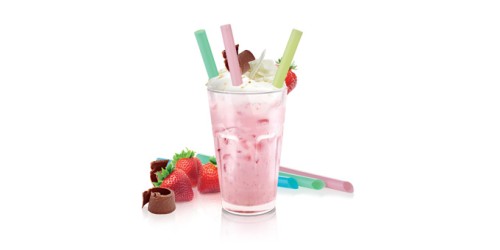 Trinkhalme myDRINK, für Joghurt-Getränke, 12 St.