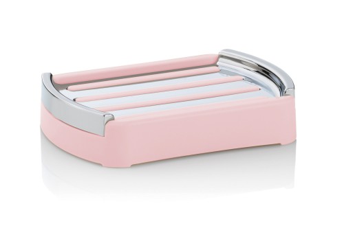 KELA Seifenschale Marta Kunststoff altrosa 12,5x9,0x2,5cm