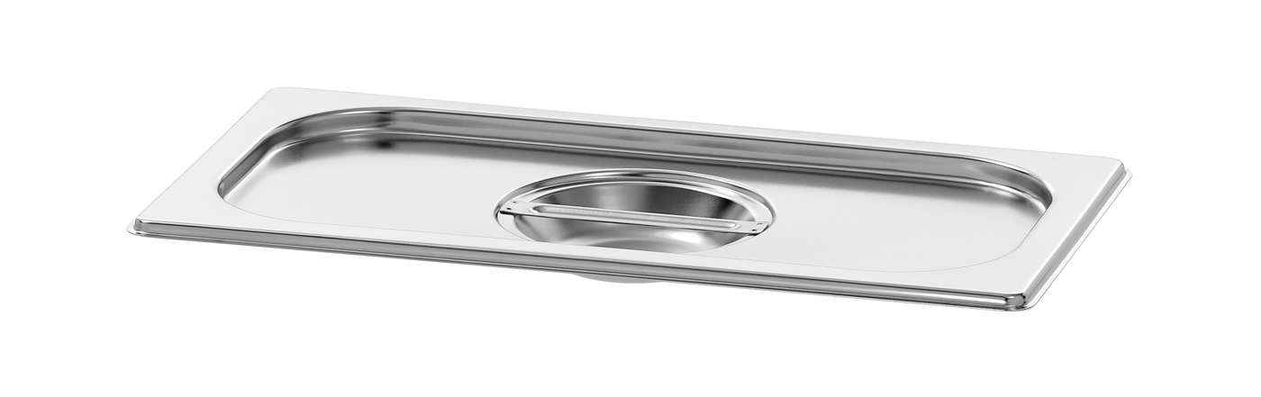 Bartscher Deckel 1/3 GN, Basic Line |Silikondichtung: Nein | Maße: 32,5 x 17,6 x 3,0cm. Gewicht: 0,2 kg