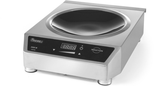 HENDI Induktionswok Modell 3500 - 3500 W - 340x450x(H)120 mm 230 V