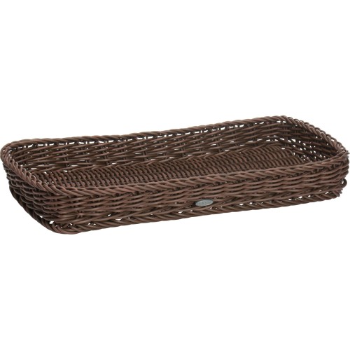 Westmark Tablett eckig, 40 x 20 x 5 cm, braun