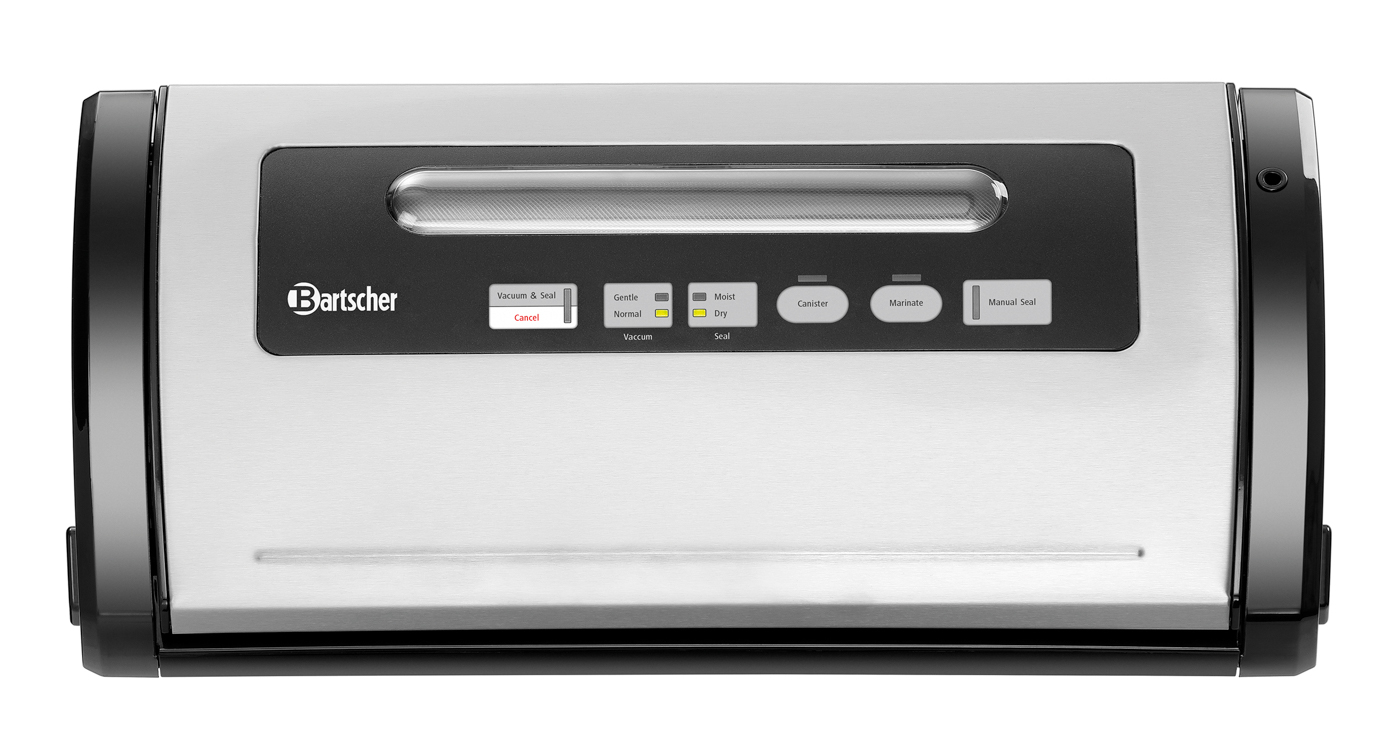 Bartscher Vakuumiergerät 305/15L |Vakuumkontrolle: Elektronisch | Maße: 40 x 18 x9,2 cm. Gewicht: 2,5 kg