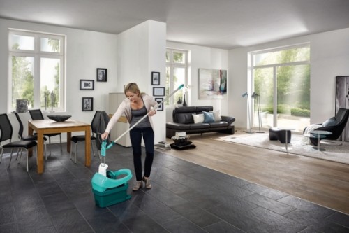 Leifheit Wischtuchpresse Profi Evo mit Rollen