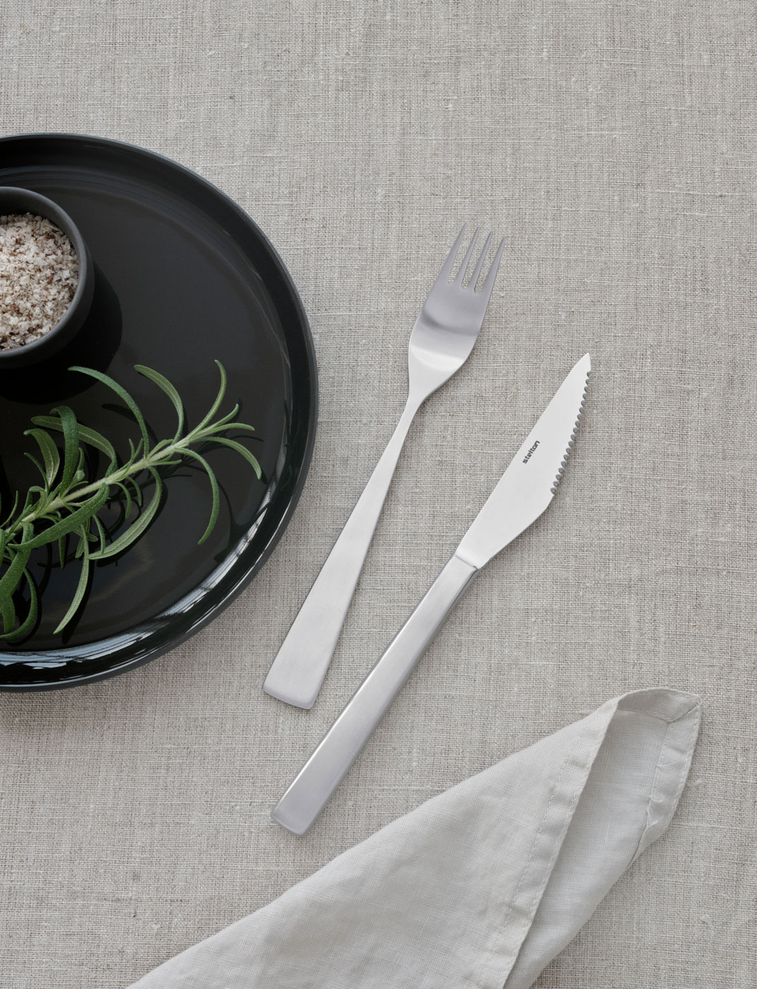 Maya 2000 Steakmesser 4 St steel - Maße: 22 x 2 x 1 cm - von Stelton