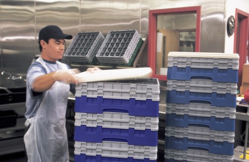 Basiskorb Camrack® mit 2 Extender von Cambro