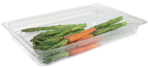 GN 1/1-Behälter aus Polycarbonat Tiefe: 10 cm, Volumen: 13,5 l, GN: 1/1