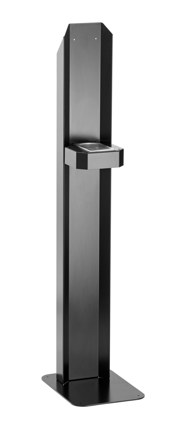 Bartscher Desinfektionssäule D2 1400 |Abtropfschale integriert: Ja | Maße: 22 x 22,5 x140,0 cm. Gewicht: 9,4 kg