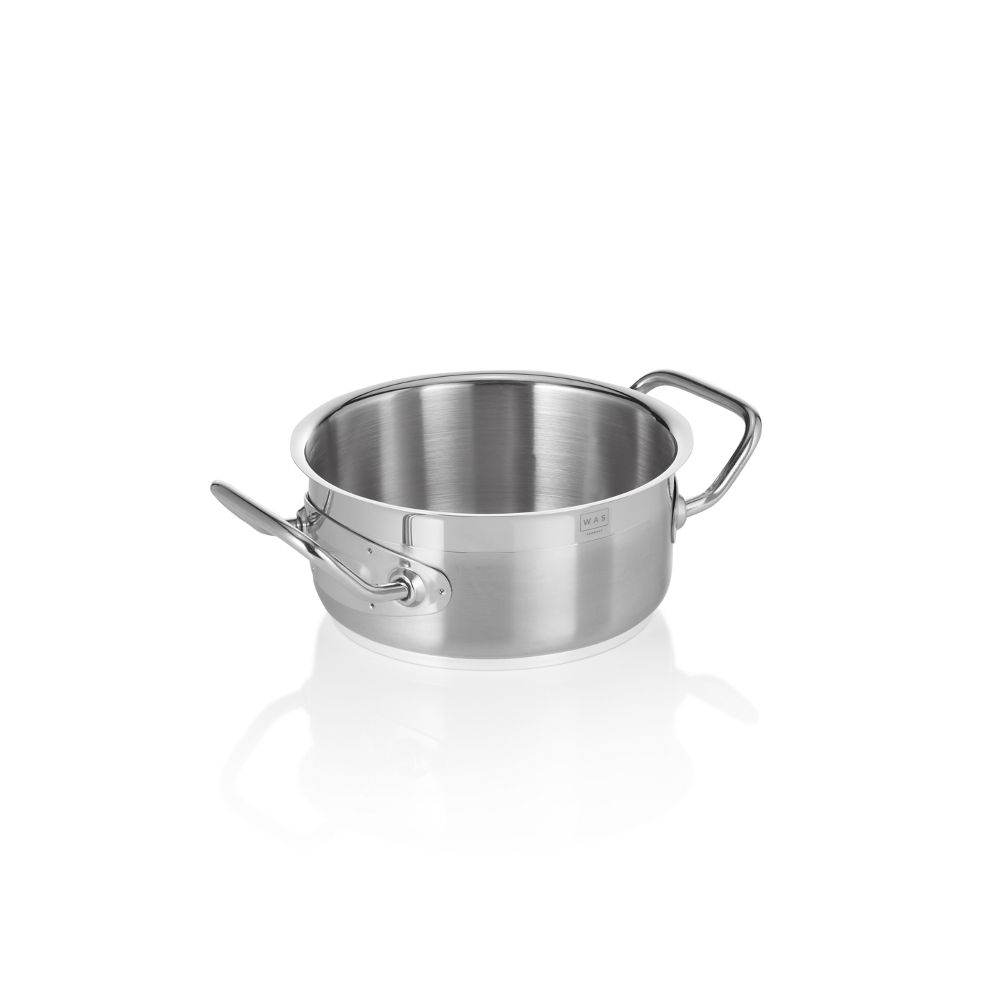 Bratentopf Cookware 21, Ø 16 cm, Chromnickelstahl 18/10 Flache Ausführung