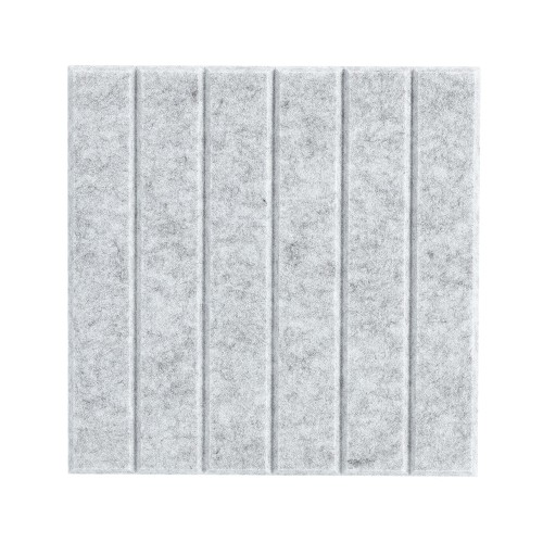 Pinboard-Set, 4-tlg., Filz, hellgrau/ / Maße: 4x 30x30x0,9 cm, dunkelgrau