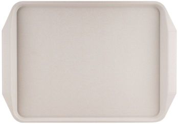 Roltex Tablett aus ABS-Kunststoff mit Haltegriffen, eierschalenfarben