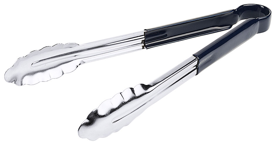 Küchenzange 30 HACCP aus Edelstahl in der Farbe blau Länge 30 cm