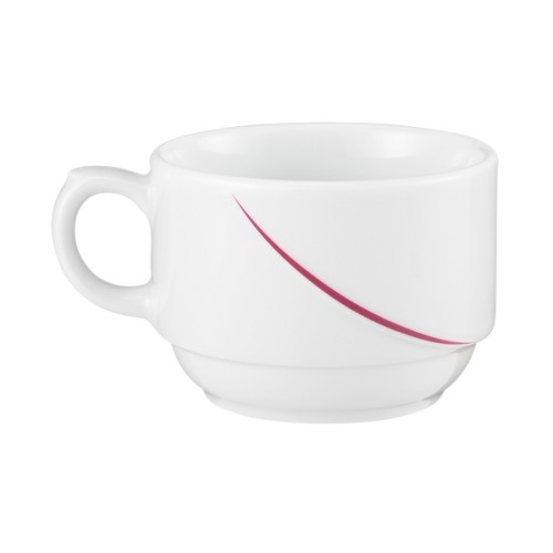 Seltmann Obere zur Kaffeetasse 1, Form: Laguna, Dekor: 34622 bordeaux Flanken