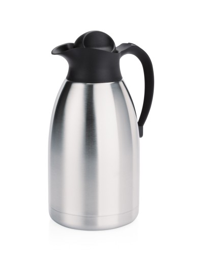 Isolierkanne. Chromnickelstahl. doppelwandig.