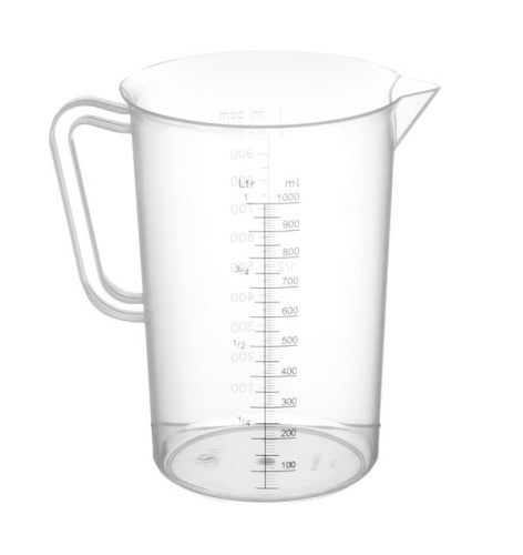 HENDI Messbecher Polyproylen - Ø110x(H)170 mm - 1,0 Liter