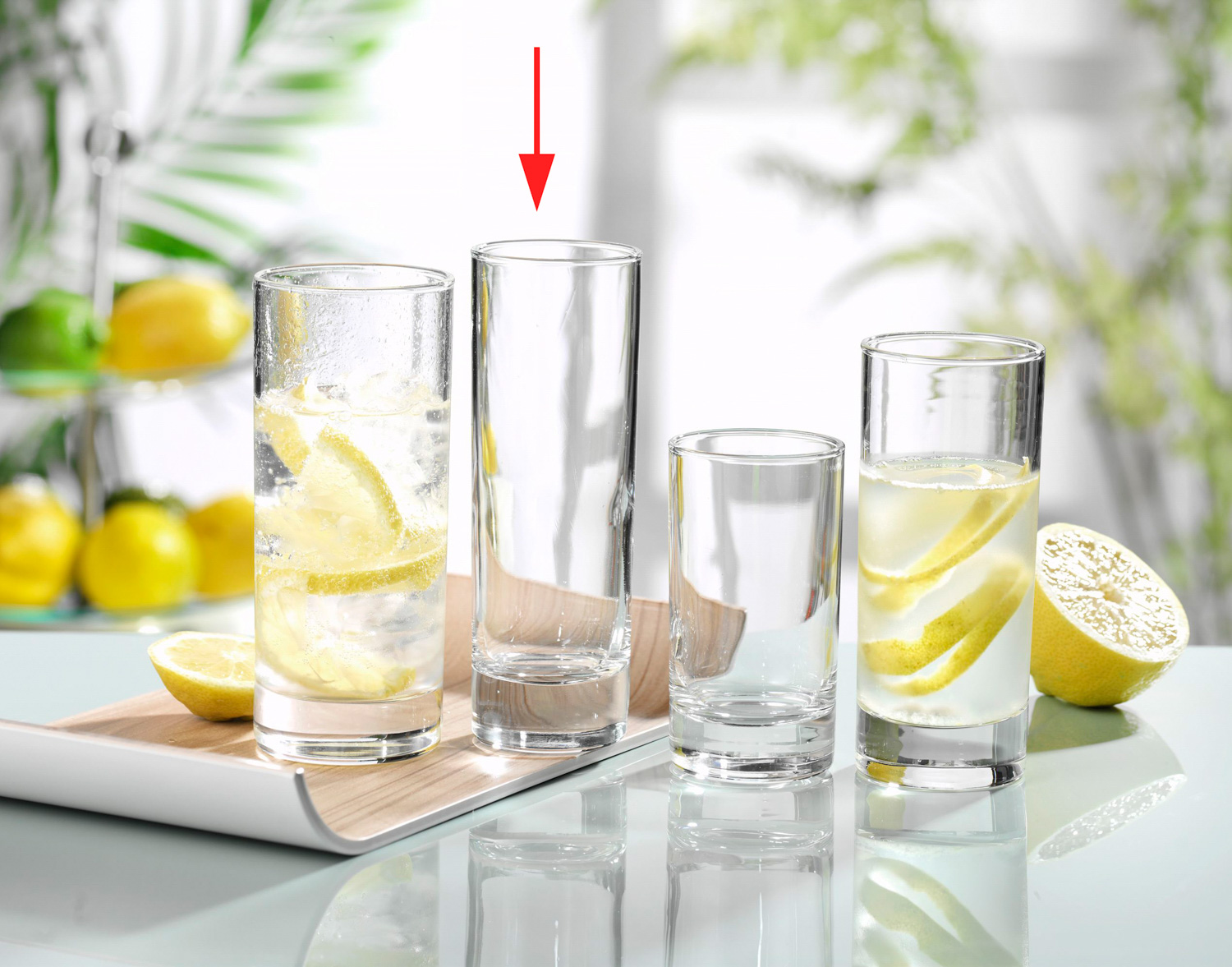 Longdrinkglas ISLANDE, Inhalt: 0,22 Liter, Höhe: 152 mm, Durchmesser: 53 mm, Arcoroc Professional.