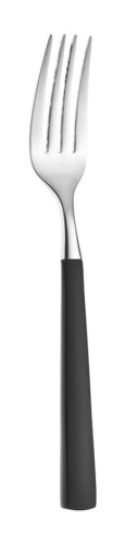 Kuchengabel Piano, Edelstahl 18/10, Griff aus POM Kunststoff (Polyoxymethylen), poliert, geschmiedet.