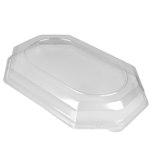10 Deckel für Servierplatten, PET 6,3 cm x 45 cm x 31,5 cm transparent von Starpak
