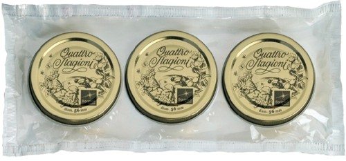 Quattro Stagioni Metallschraubdeckel 56mm * - für Flaschen 20 & 40cl - Bormioli Rocco Professional