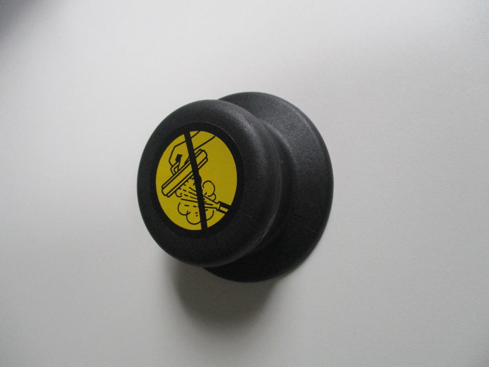 Ersatzknopf zu Hogastra Deckel einschließlich Unterlegscheibe und Schraube