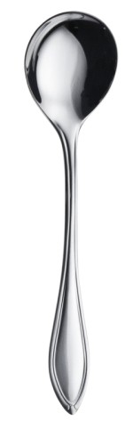 NOVARA Sahnelöffel 18/10 CNS, ganz  poliert