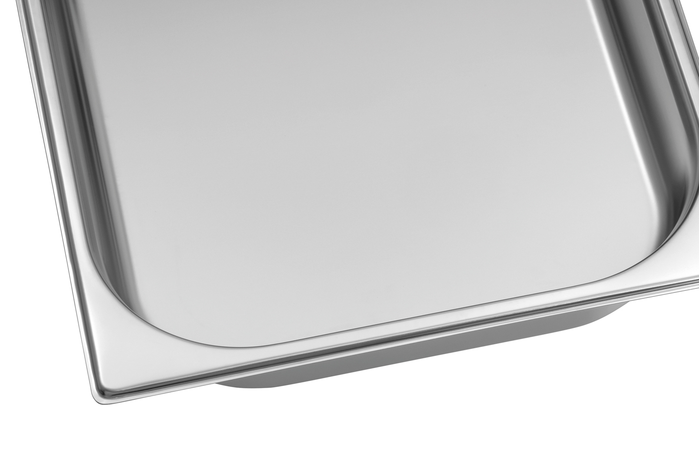 Bartscher GN-Behälter, 1/1, T65 | Ausführung:Ohne Perforation | Maße: 53 x 32,5 x 6,5 cm.Gewicht: 1,3 kg