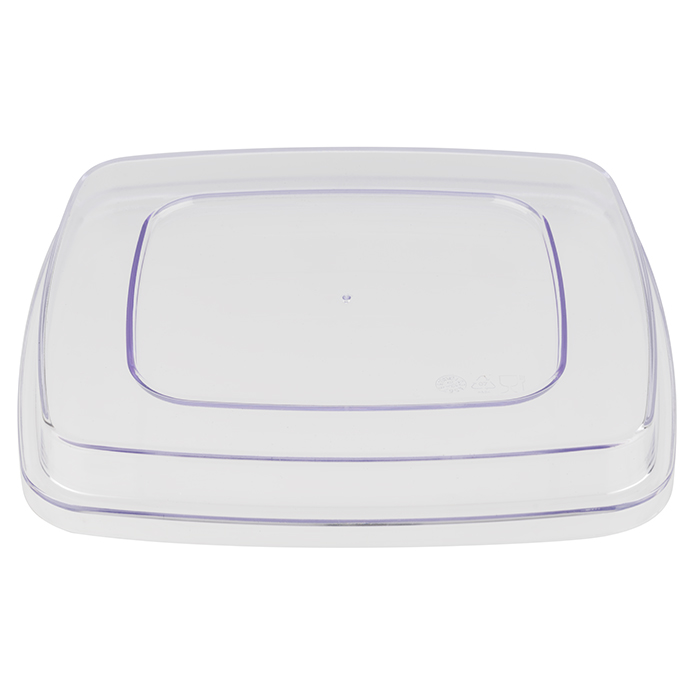 APS Deckel FRIDA, transparent, Maß: 18 x 16,5 x 2,5 cm, Material: SAN-Kunststoff