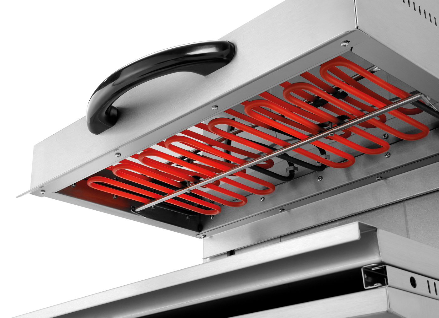 Bartscher Lift-Salamander 600-2Z |Fettauffangbehälter: Ja | Maße: 60 x 54 x 53,0 cm.Gewicht: 47,7 kg