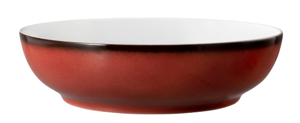 Seltmann Foodbowl 25 cm, Form: Coup Fine Dining, Dekor: 57126 ziegel4, hohe Kantenschlagfestigkeit, Made in Germany