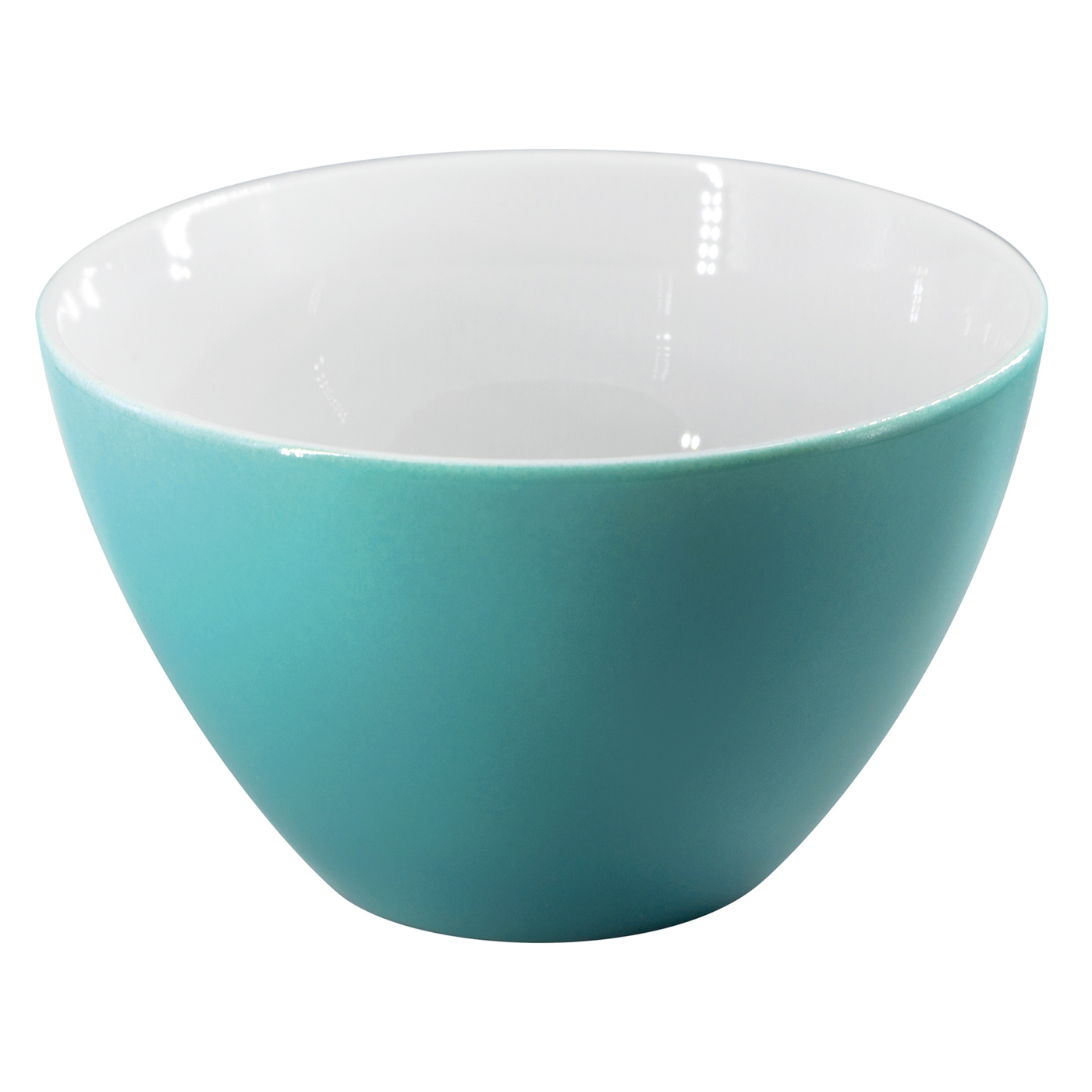 Schüssel 21 cm - Form: Table Selection - Dekor, 79924 petrol - aus Porzellan. Hersteller:, Eschenbach. "Made in Germany".