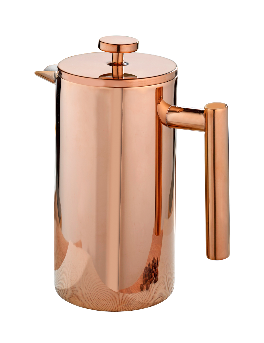 Kaffeebereiter OXFORD, 1 Liter, Edelstahl, mit kupferfarbener PVD-Beschichtung.