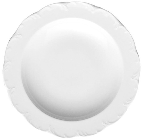 Monbijou Teller tief 19cm Weiss