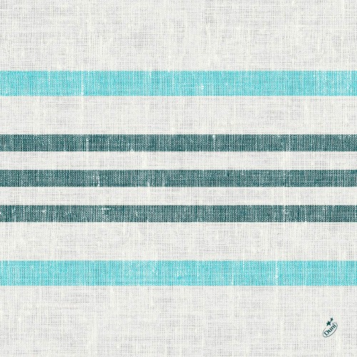 DUNI Klassikservietten 40 x 40 cm, 1/4 Falz, Raya blue, 4-lagig, geprägt