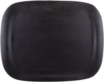 Roltex Speisetablett Earth Wave, 46 x 36 cm, dunkles Holz