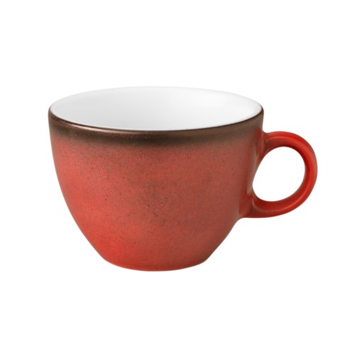 Seltmann Obere zur Cappuccinotasse 1131, rund, Form: Coup Fine Dining, Dekor: 57126 ziegel4, hohe Kantenschlagfestigkeit, Made in Germany