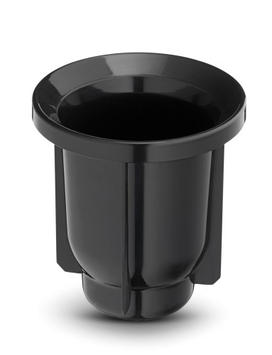 KELA WC-Garnitur Alor Edelstahl 18/10 schwarz 45,0cm 11,5cmØ