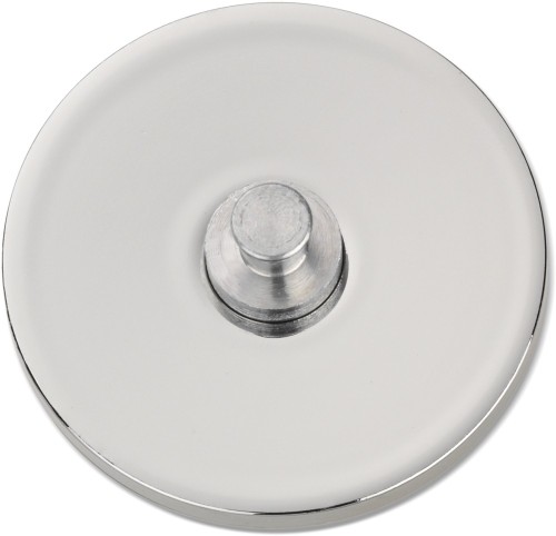 KELA Grundplatte Faro ABS-Kunststoff verchromt 2er Set 6,0cmØ