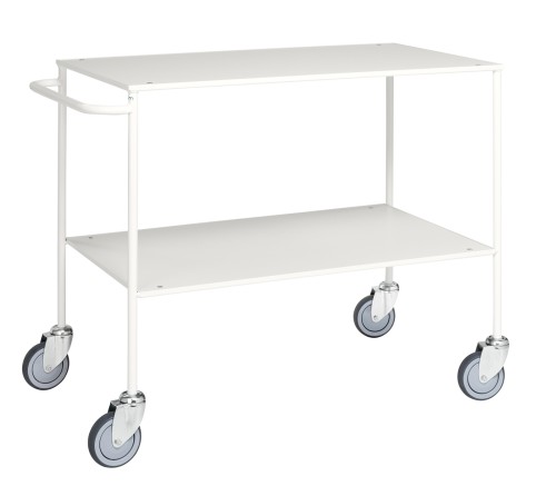 Transportwagen mit 2 Böden (verschweißt und robust) - Maße: 100 x 58 x 85 cm - Gewicht: 18,5 kg - Belastungsgewicht: 150 kg