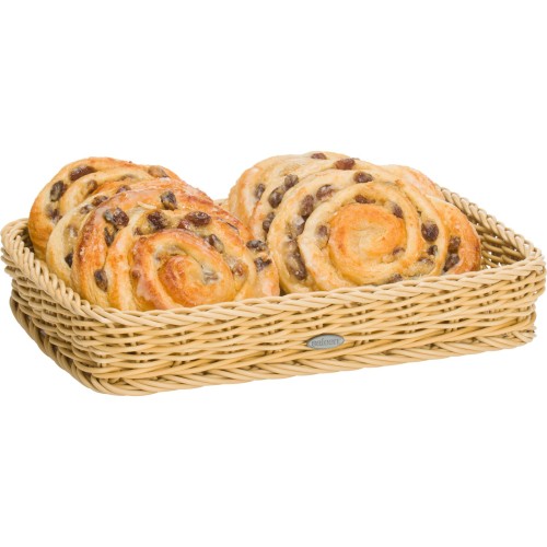 Westmark Tablett eckig, 30 x 20 x 5 cm, hellbeige