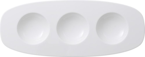 Villeroy & Boch Kompartimentenplatte oval, 30 x 12 cm, Serie Affinity