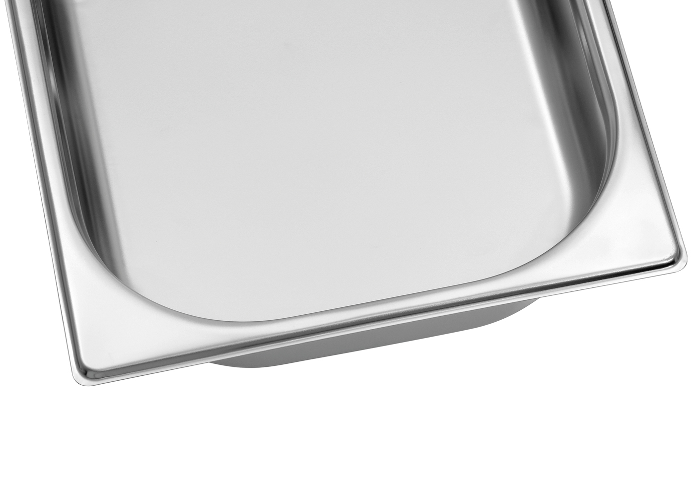 Bartscher GN-Behälter, 1/2, T65 | Ausführung:Ohne Perforation | Maße: 32,5 x 26,5 x 6,5 cm.Gewicht: 0,6 kg